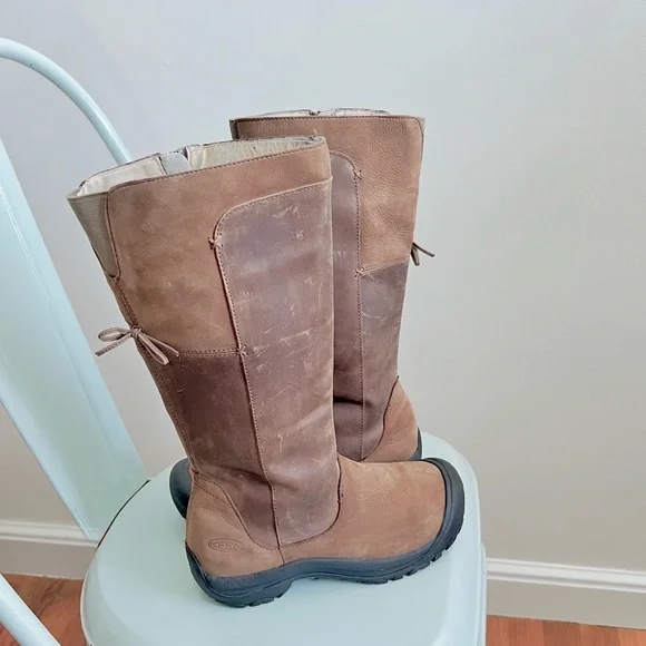 KEEN Shelby Leather Boots W9 - Picture 1 of 10